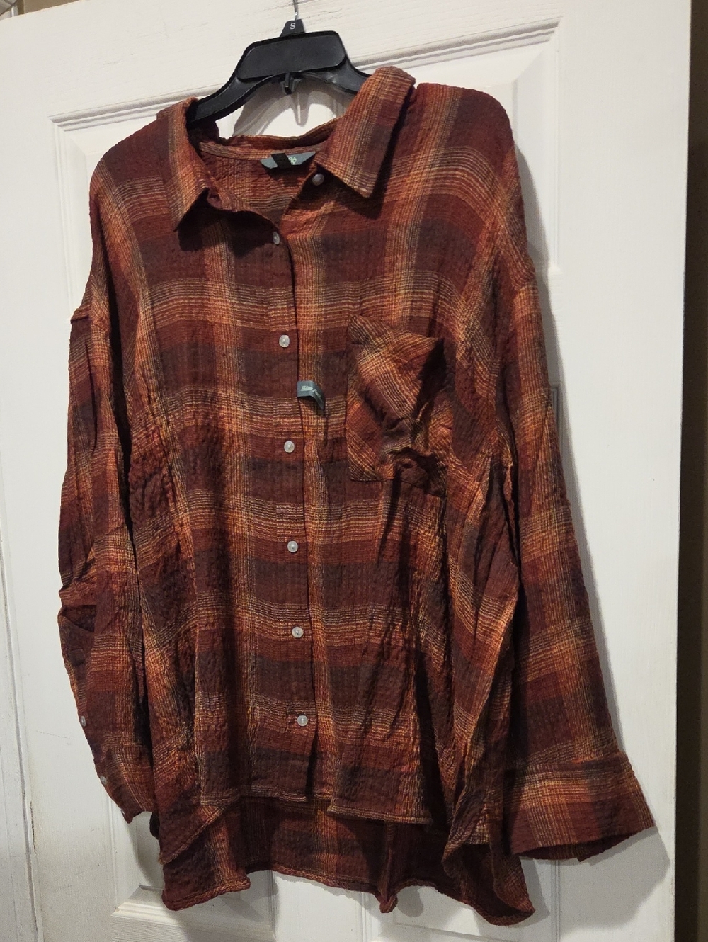 TERRA & SKY BUTTON UP TOP